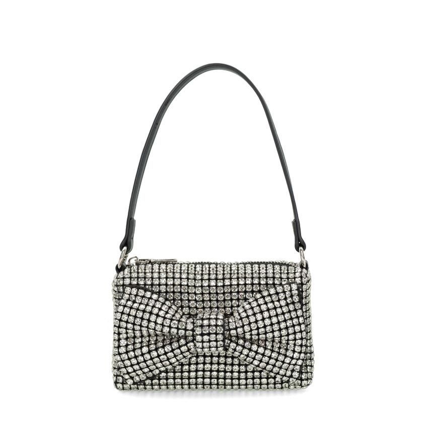 Manfield Glitter handtasje met strik