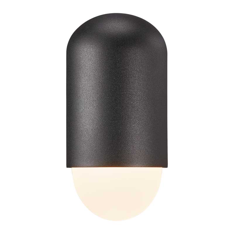 Nordlux Heka Wandlamp Buiten - E27 - IP44 - Zwart