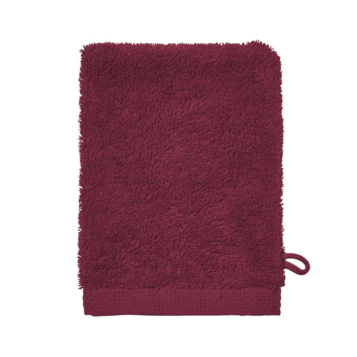 AQUA - Gant de toilette en coton grenade 16x21