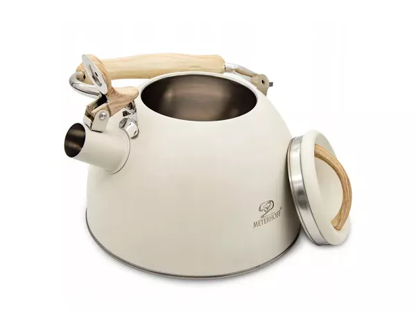 Czajnik ze stali nierdzewnej 2,5 L Meyerhoff - Kremowy 1TR.CZA.40783
