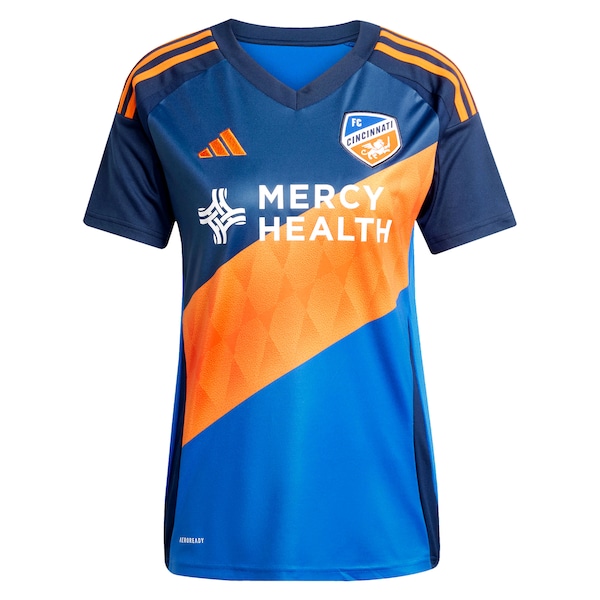 Luca Orellano FC Cincinnati adidas Women's 2025 Orange and Blue Legacy Kit Replica Player Jersey - Blue