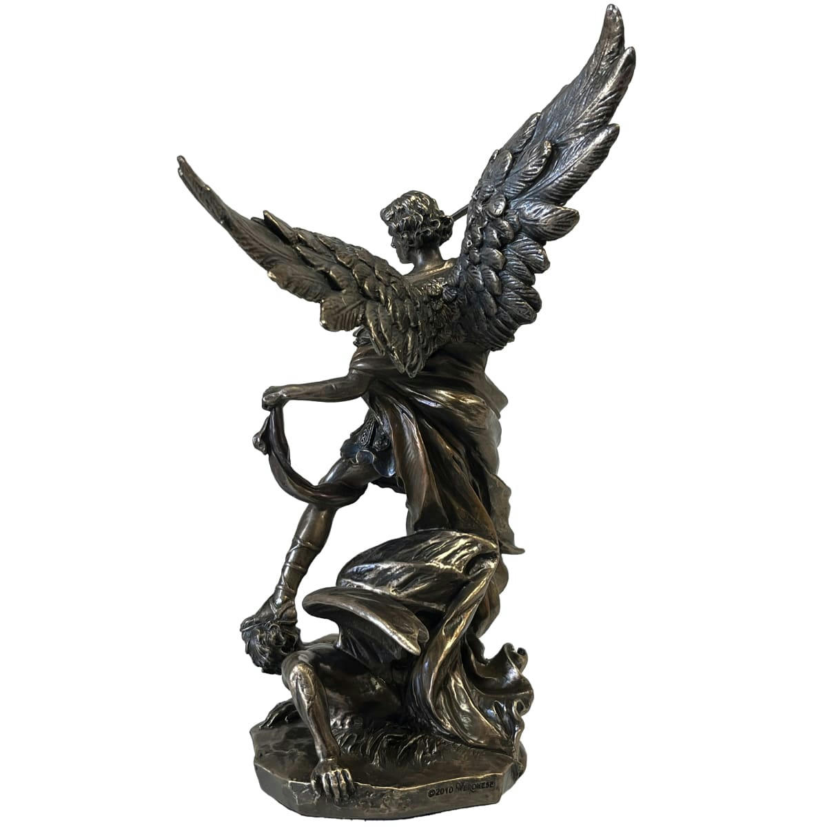 - Statuette michel en bronze coulé à froid