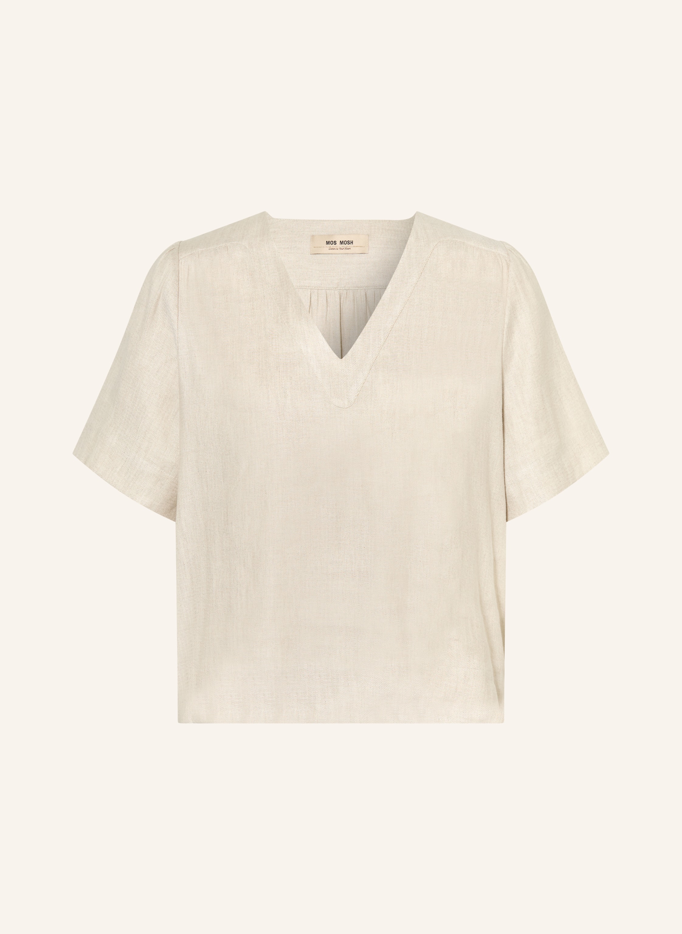 MOS MOSH Blusenshirt MMELIVA aus Leinen