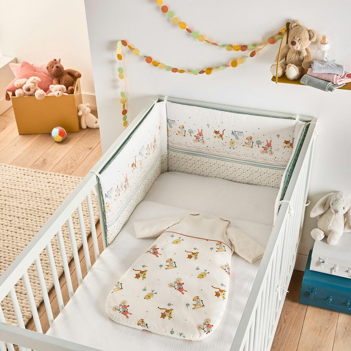 Tour de lit percale bio
