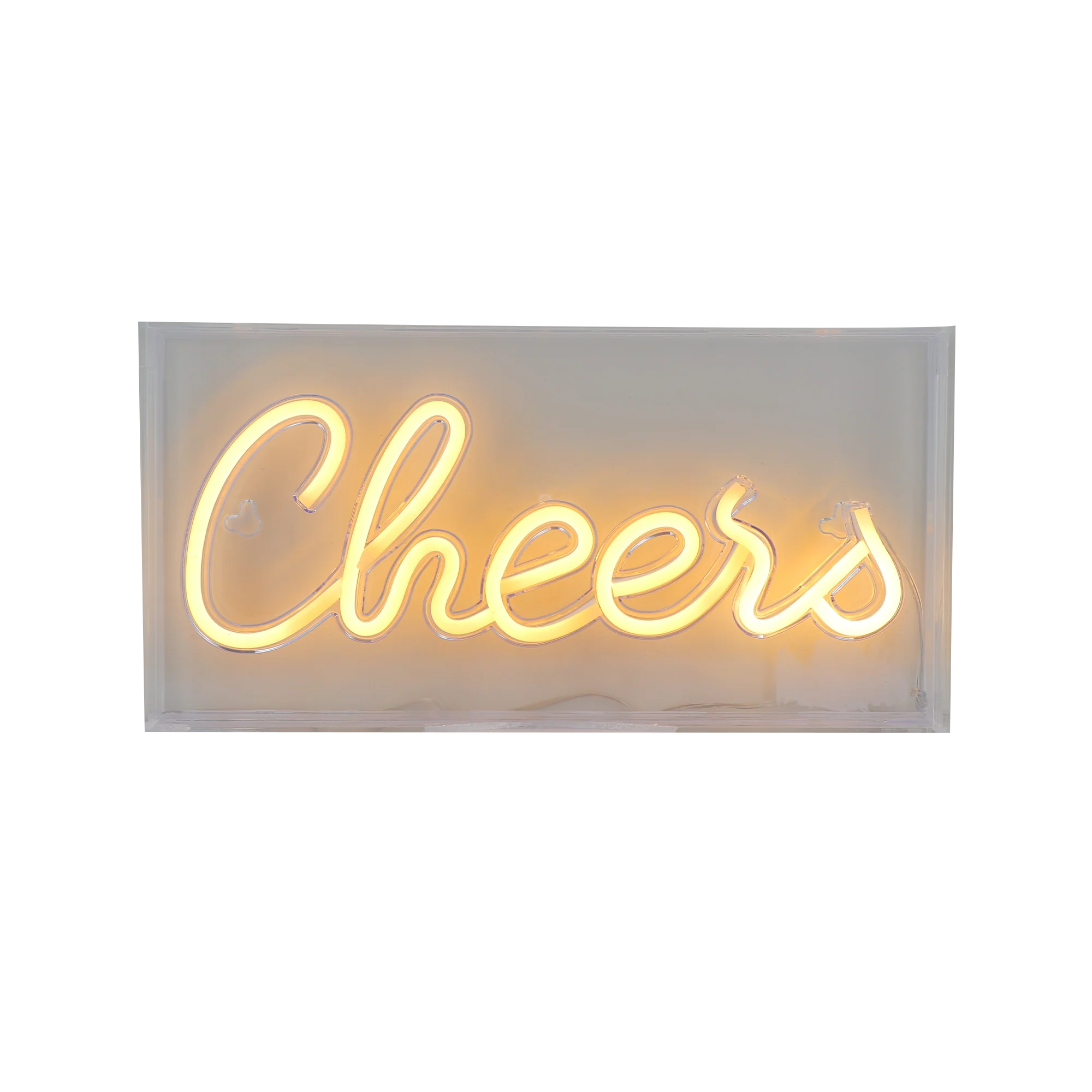 Néon CHEERS coloris blanc chaud
