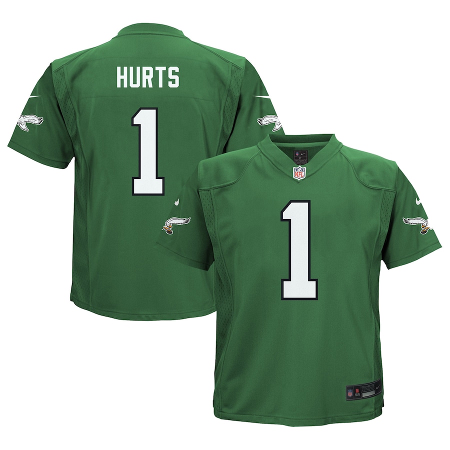 Jalen Hurts Philadelphia Eagles Nike Toddler Alternate Game Jersey - Kelly Green