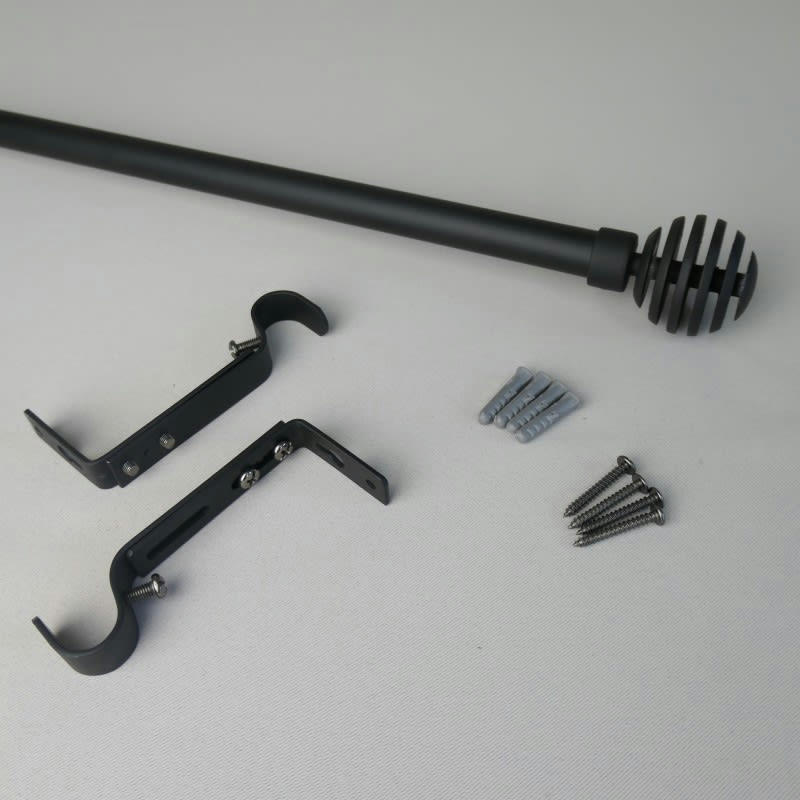 SOHO - - Kit tringle extensible ø 19/16mm 165 à 310cm - Noir mat