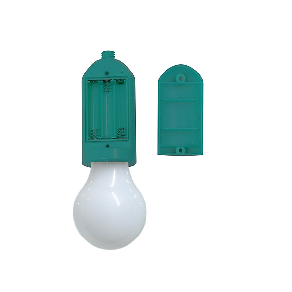Ampoule suspendue bleu l.5,6 x H.27 cm