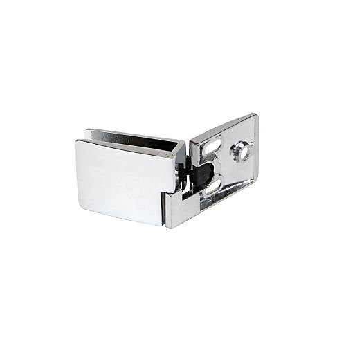 Paire de charnières pour porte en verre chromées épaisseur 4 à 5mm - BLUM - 1205011 X 2