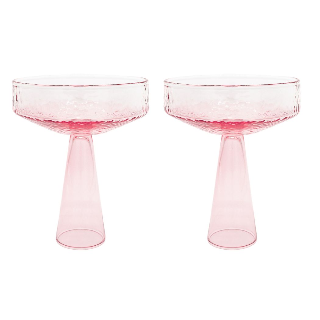 Brût Homeware coupe Claude - roze - set van 2