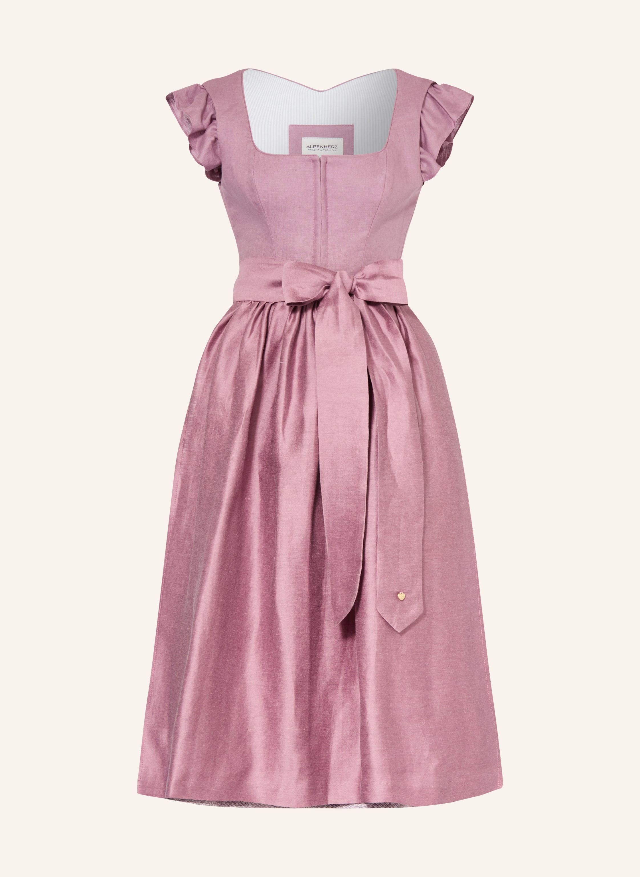 AlpenHERZ Dirndl MARIE mit Leinen und Rüschen