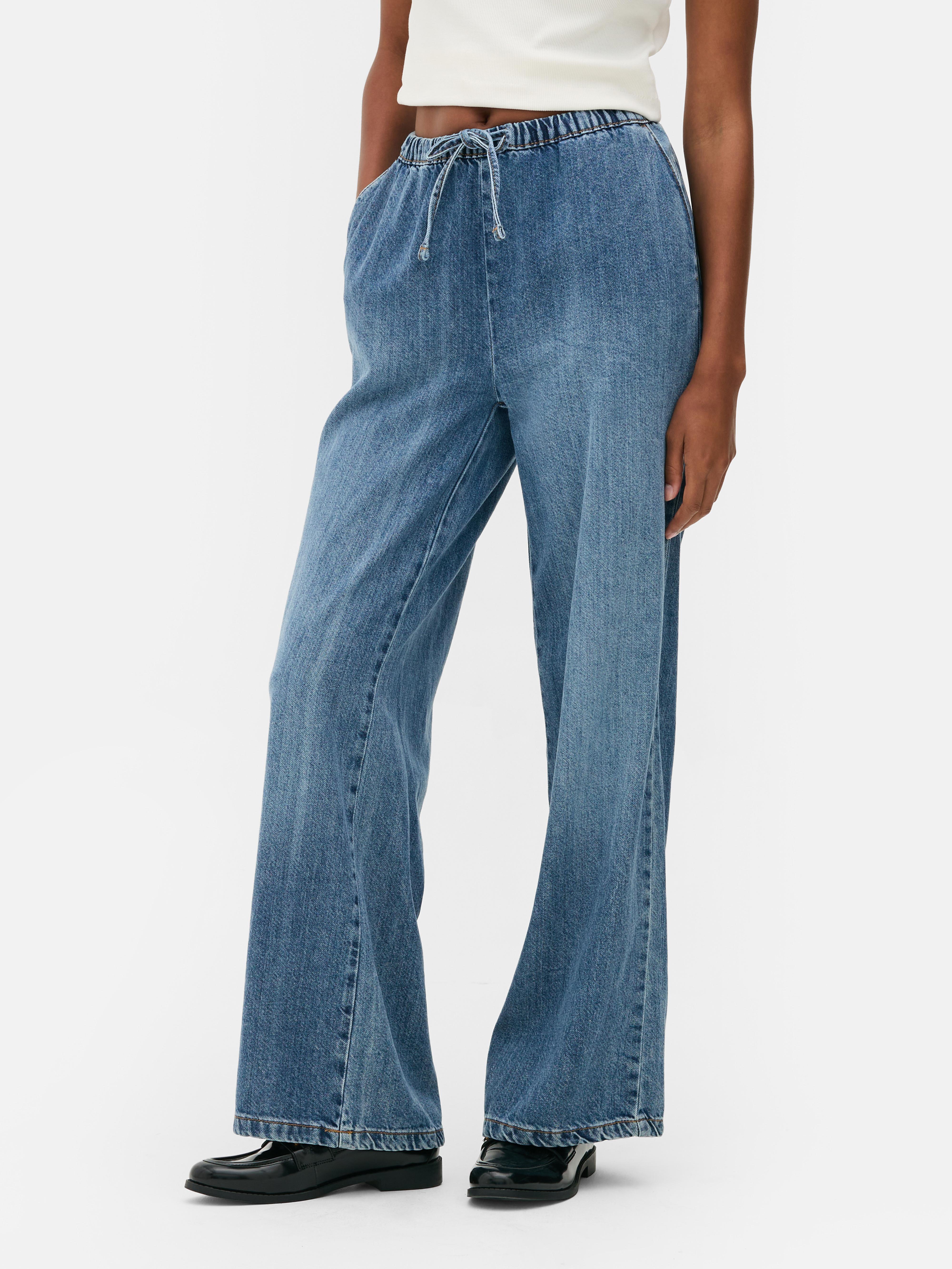 Mid-Rise Boyfriend Sweatpant Jeans