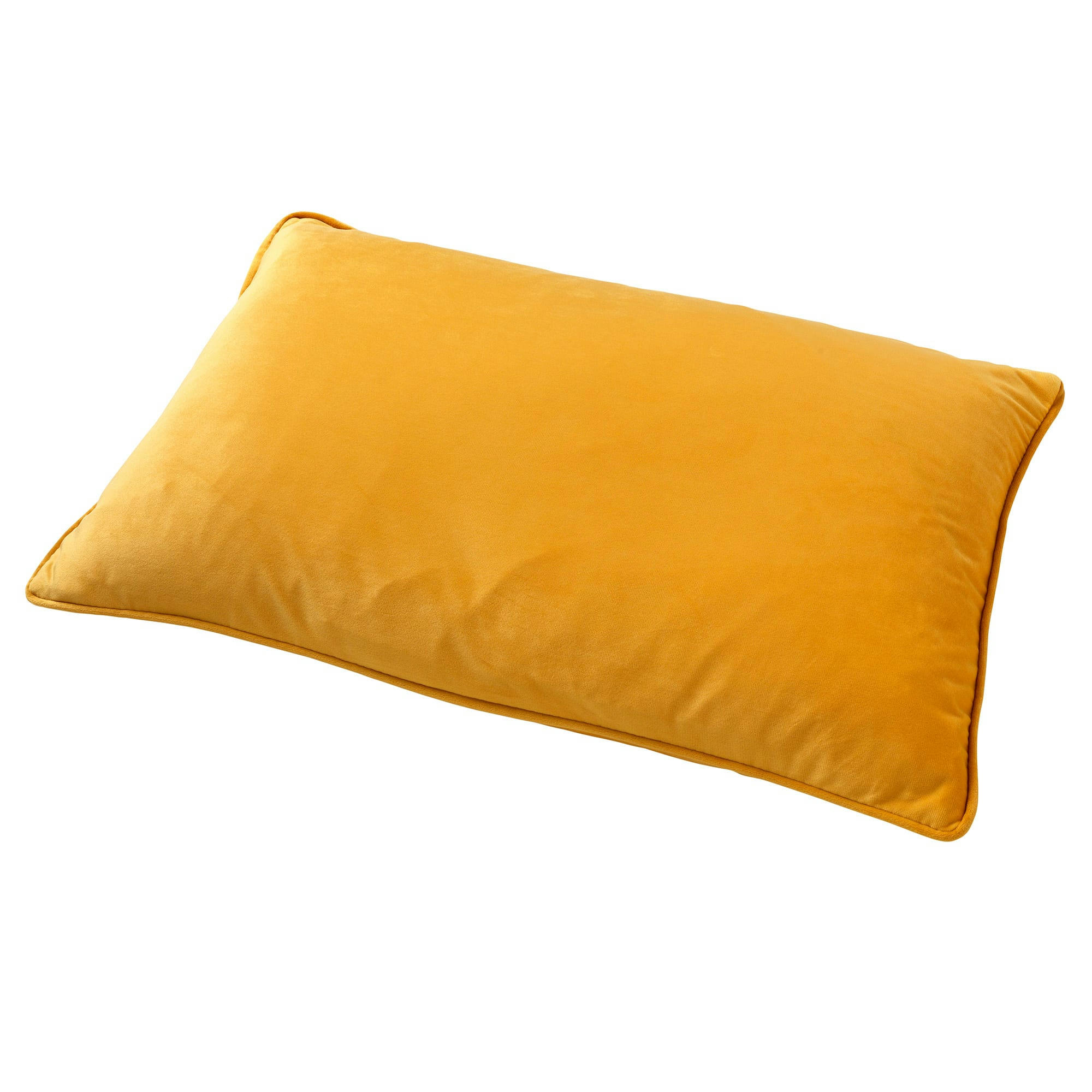 - Housse de coussin jaune en velours-40x60 cm uni