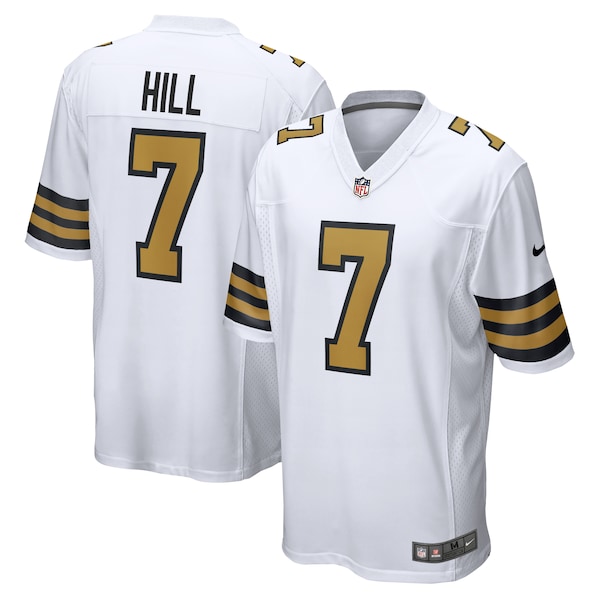Taysom Hill New Orleans Saints Nike Alternate Game Jersey -  White/Black