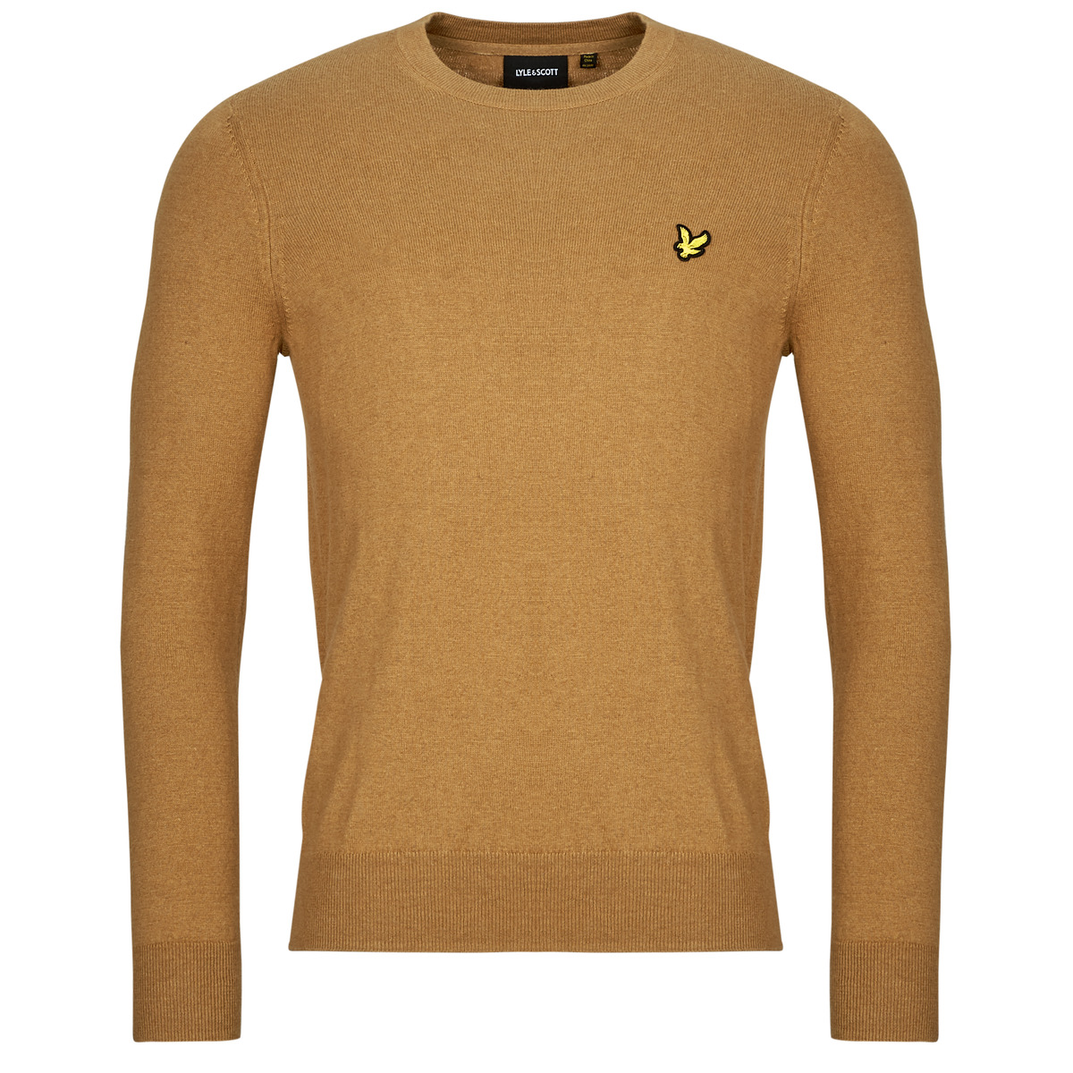 Lyle & Scott - Cotton Merino Crew Neck Jumper - Brown