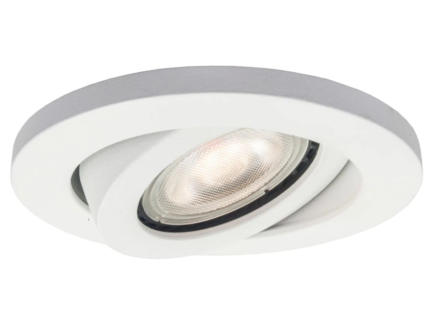 Oczko Lagos metalowe 8,6 cm białe