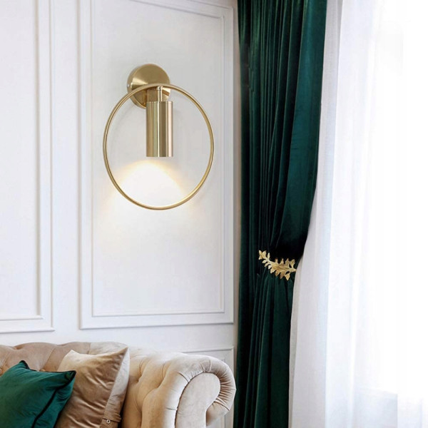 Lampa Ścienna Kinkiet Gold Nowoczesny Stylowy