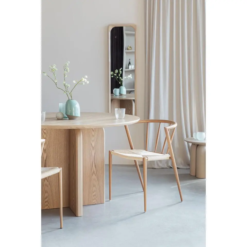 Housecraft Che Eetkamerstoelen Naturel - Set van 2