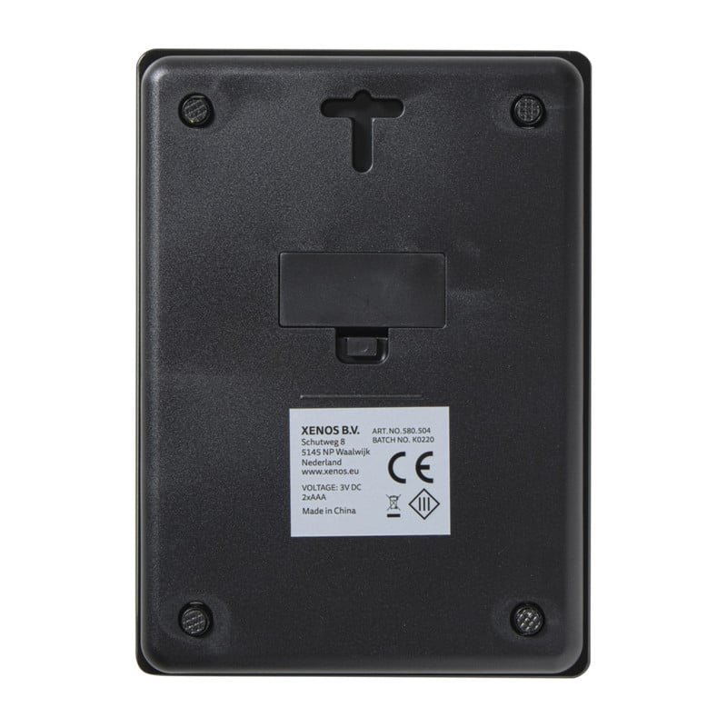 Digitale keukenweegschaal - zwart - 1.7x20x14.5 cm