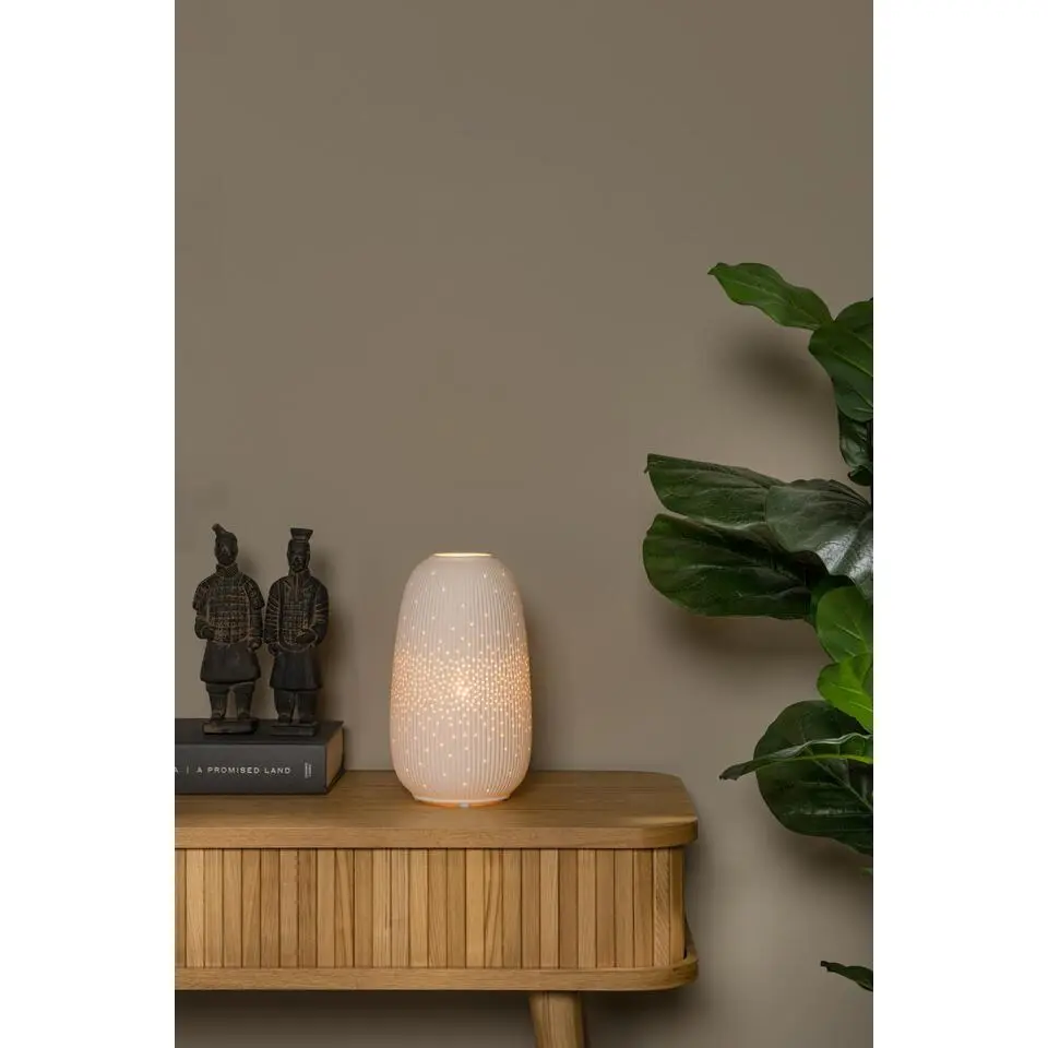 Lucide FLORES Tafellamp - Wit