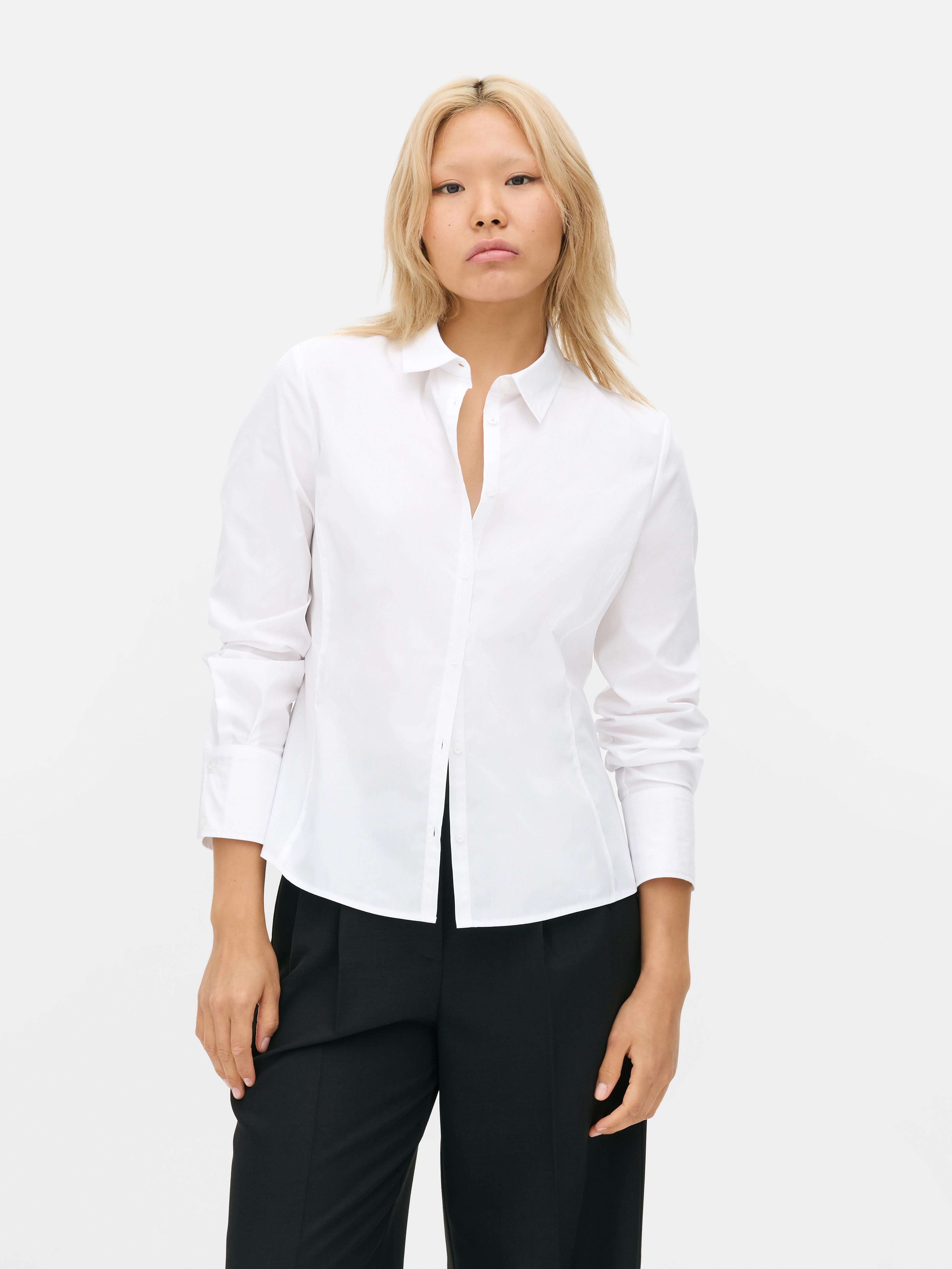Cotton Blend Workwear Shirt