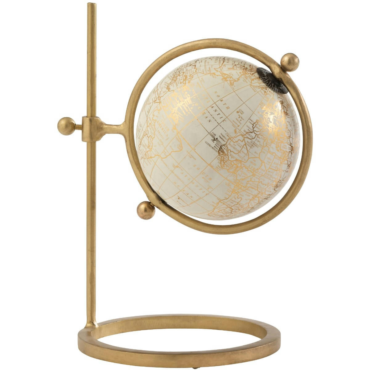 - Décoration globe terrestre ajustable en hauteur