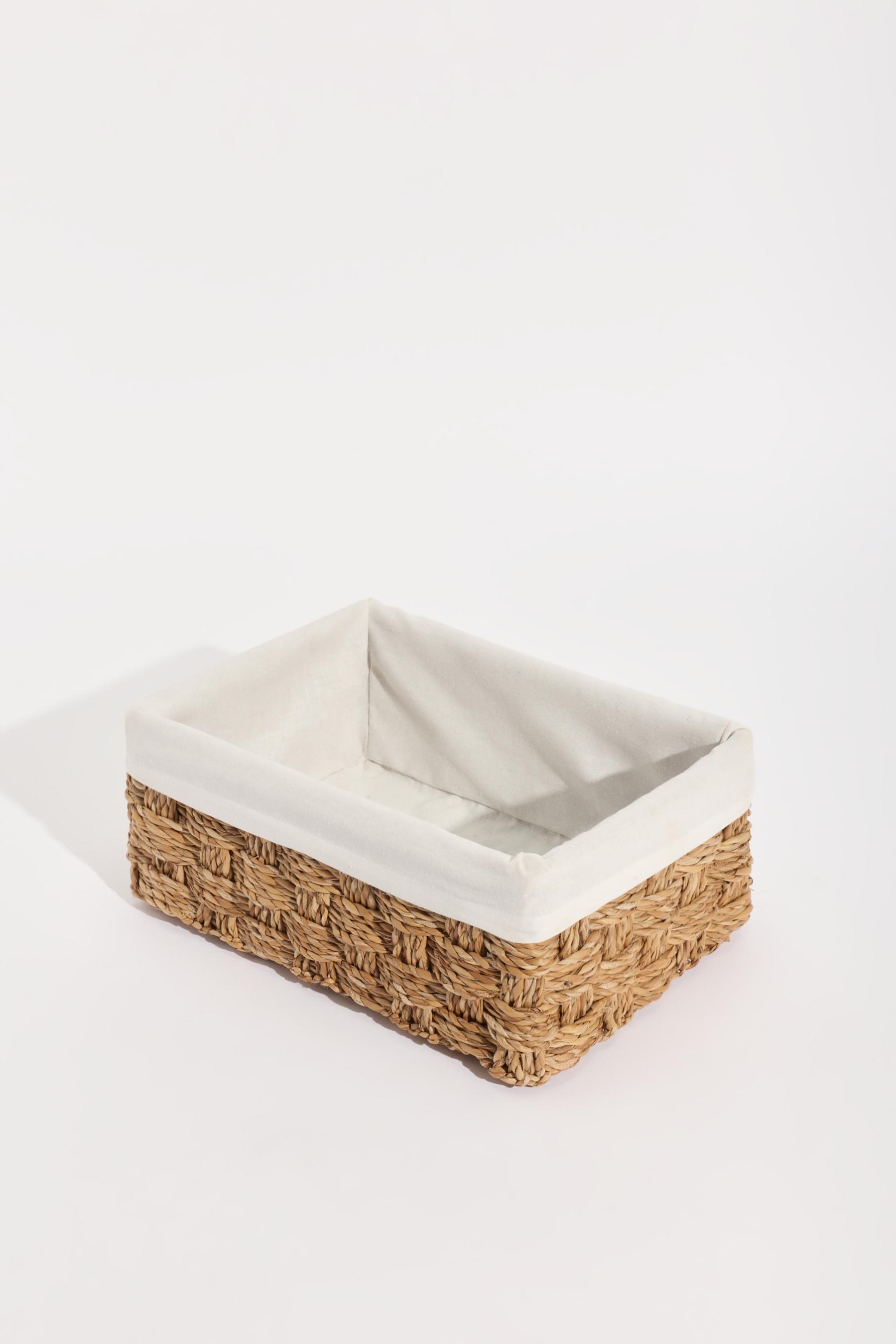 Cesta grande tejido interior 32 cm