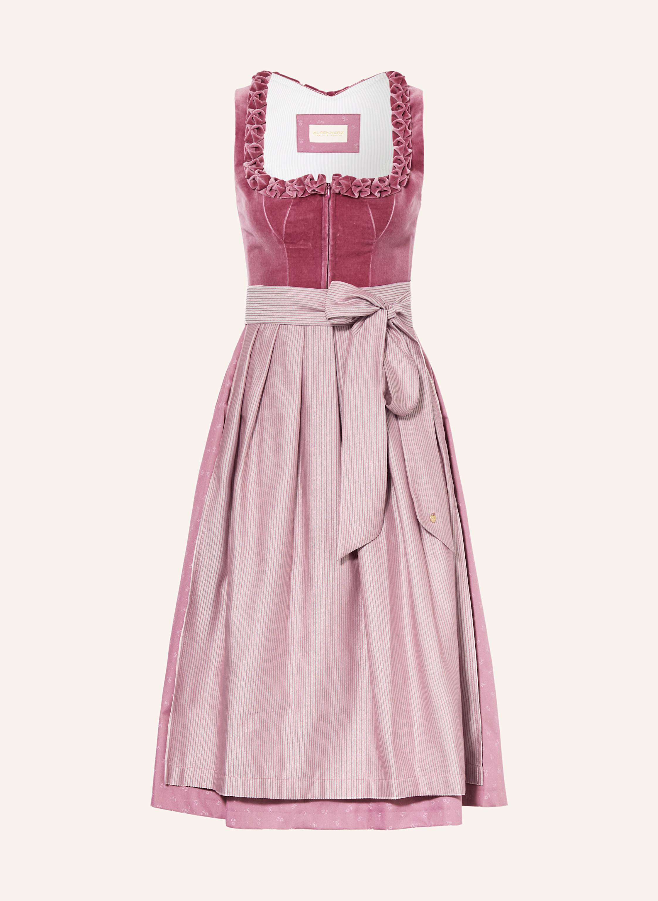 AlpenHERZ Dirndl JOSEPHINE mit Rüschen und Samt