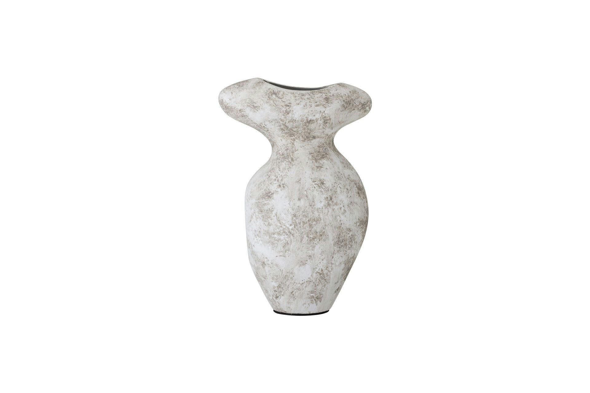 NORI - Vase à décorer en terre cuite gris H23cm