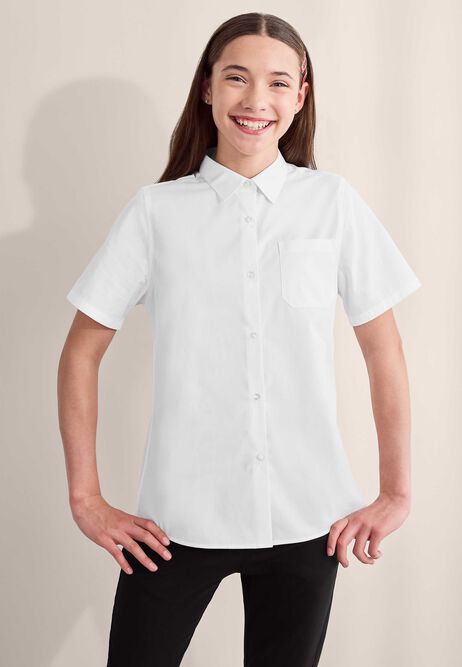 Older Girls Short Sleeve School Shirt