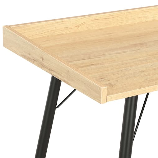 NNEVL Desk Oak 90x50x79 cm