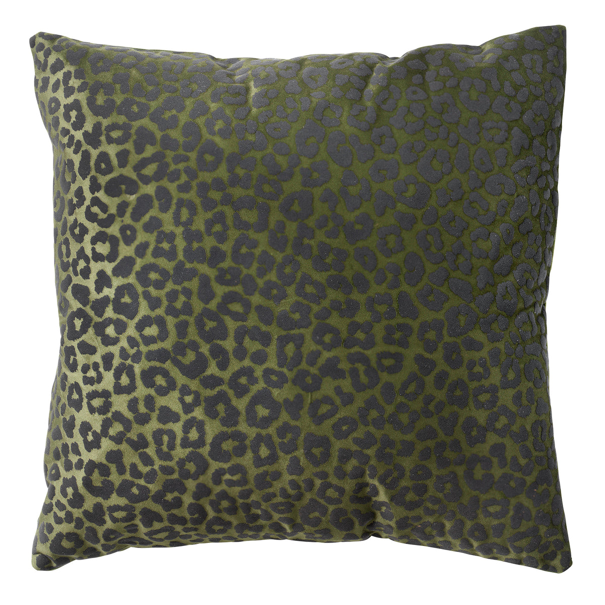 SURI - kussenhoes 45x45 cm - dierenprint - Chive - groen