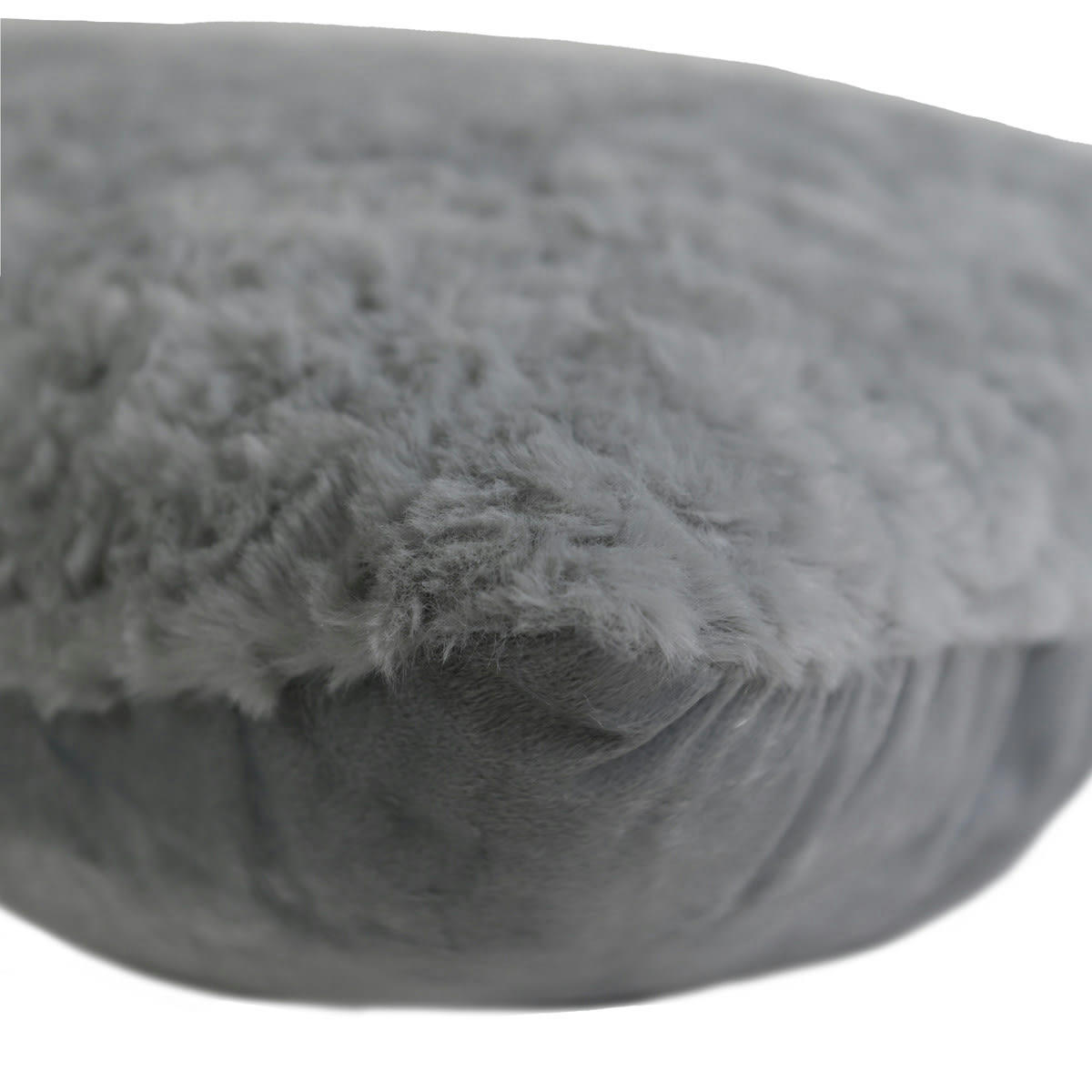 CHARME & DOUCEUR - Coussin  gris perle 50x50 cm