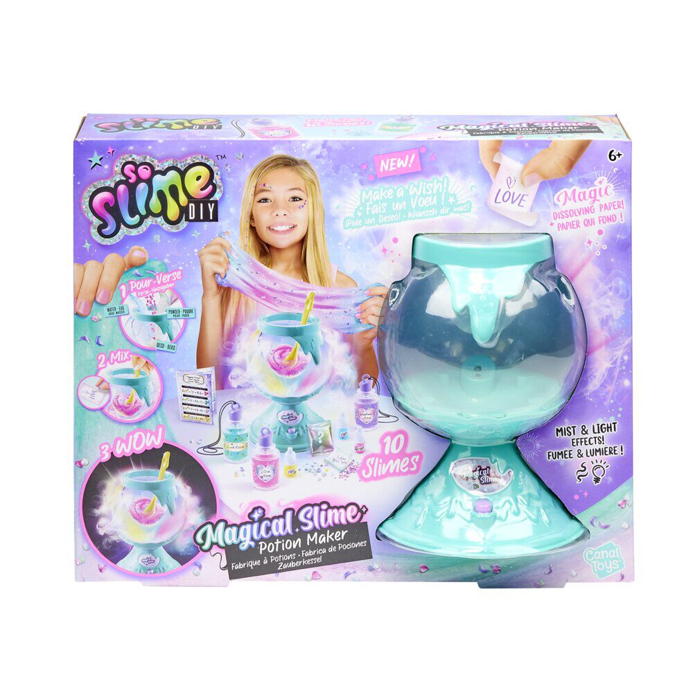 Machine à fabrique de slime potion magique effet fumée et lumière So slime H34cm