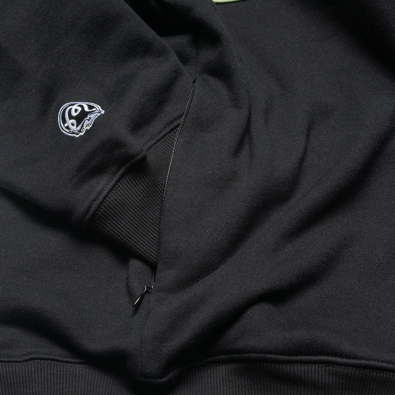 Malbon Golf x Grateful Dead Collegiate Sweatshirt - Black