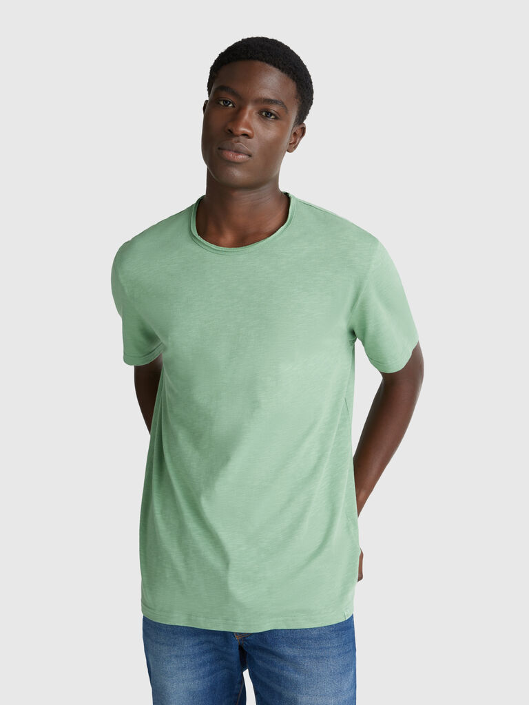 Slub cotton t-shirt