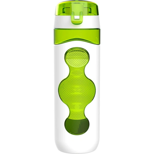 Trinkflasche, »Fresh«, Tritan, 720 ml, hellgrün/weiß