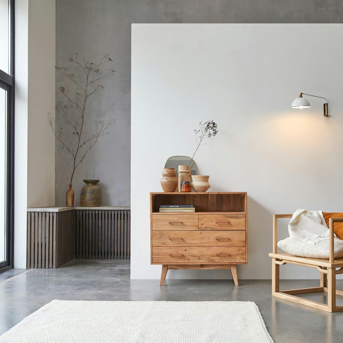 OSLO - Commode en acacia massif