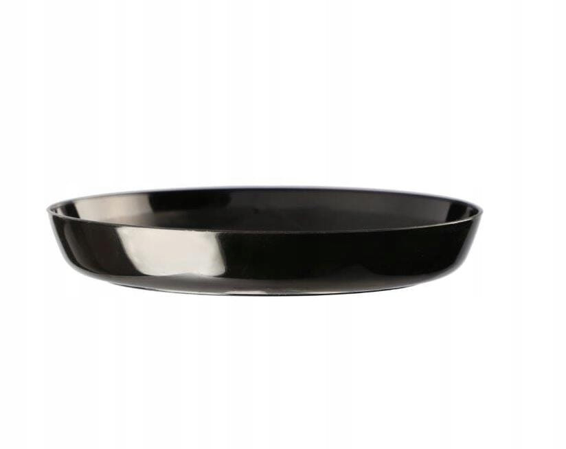 Podstawka pod doniczkę czarna plastikowa 14,5 cm