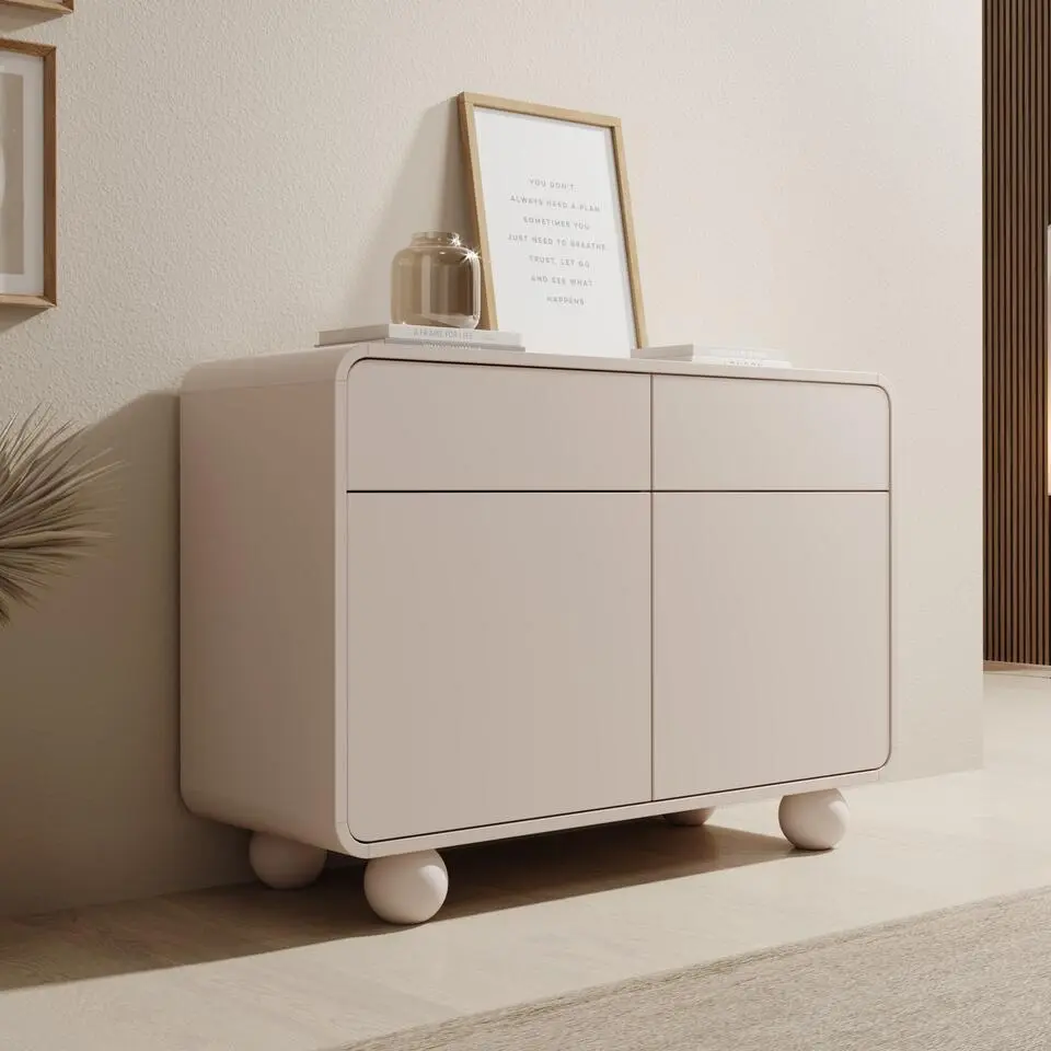 Meubella - Anobo - Dressoir - Beige - 108x39x75 cm