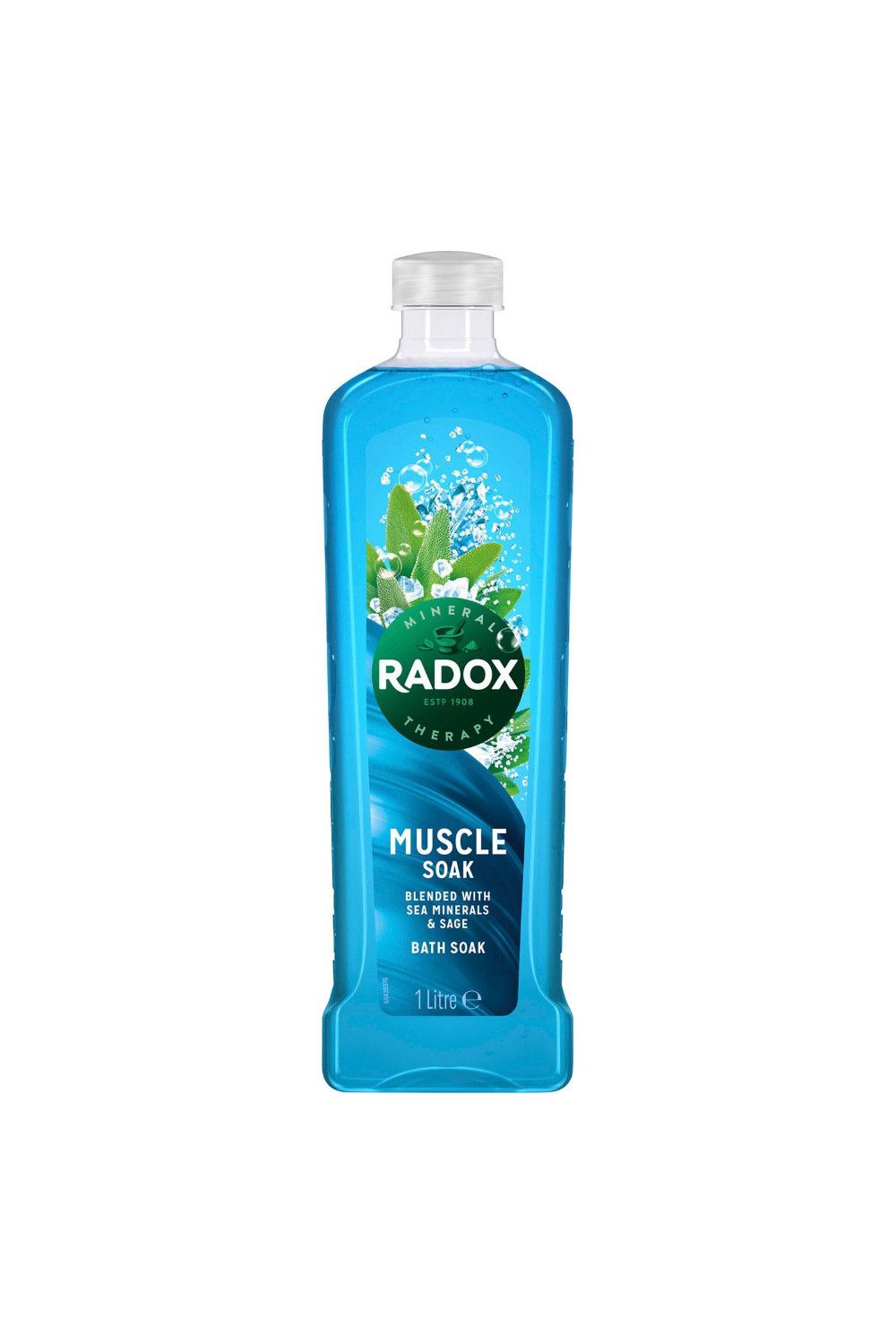 Radox 100% Nature Inspired Fragrance 'Bath Soak', Muscle Soak, 6 x 500ml