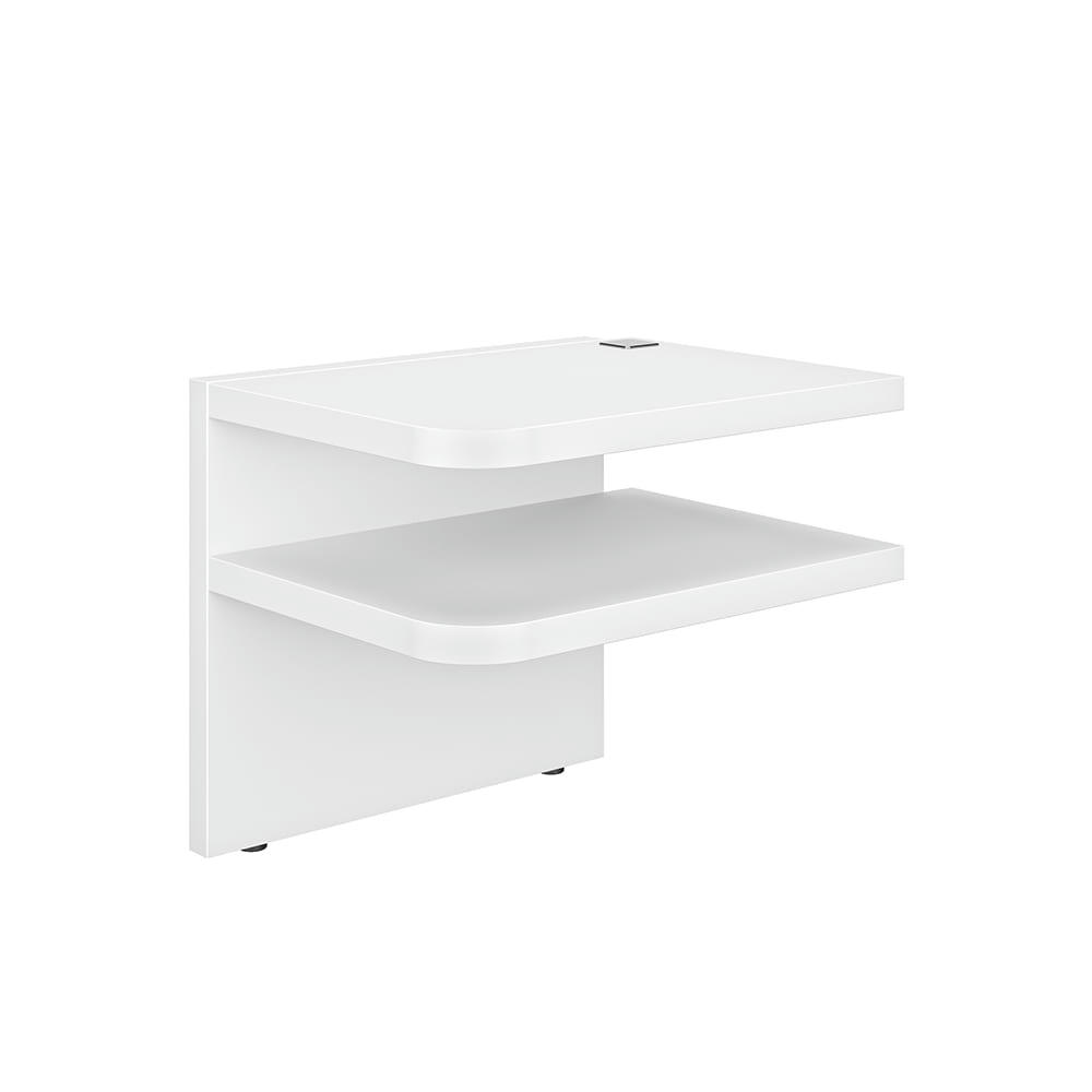 DIMIX - Chevet pour lit effet bois blanc