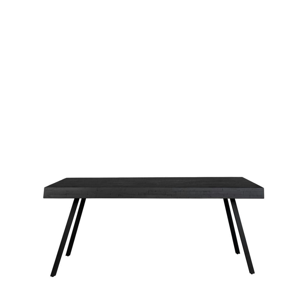 SURI - Table à manger en teck recyclé 200x90cm noir