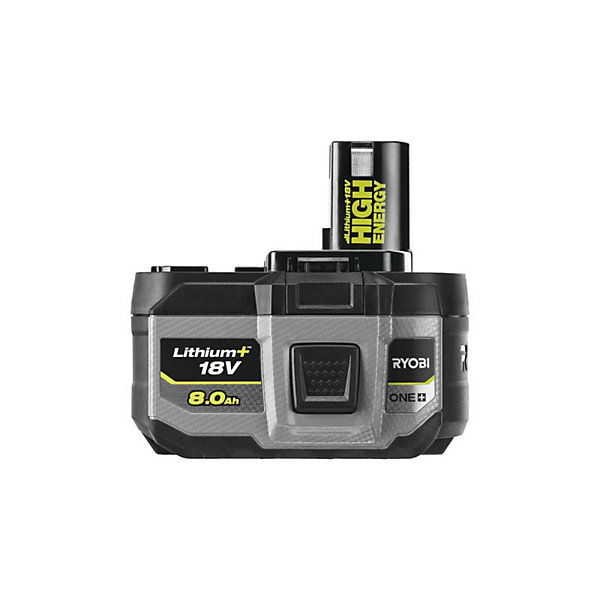 Batterie Lithium  18V ONE  RYOBI - 8,0 Ah High Energy