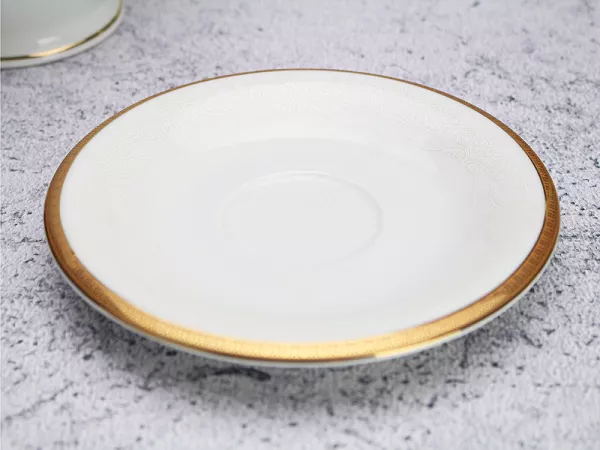 Garnitur do herbaty na 12 osób (40 el.) Bogucice - Antonio Gold Plus 1171