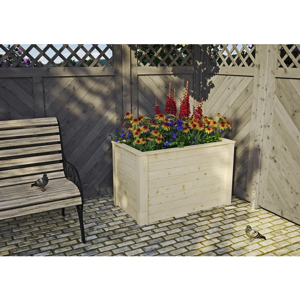 Hochbeet, BxHxL: 64,5 x 69 x 114 cm, Holz