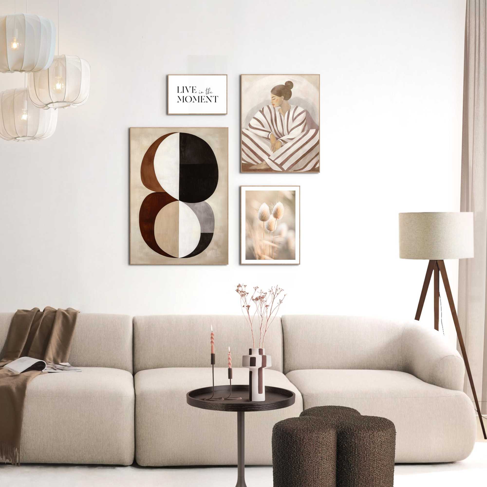 Reinders - In het moment - Wanddecoratieset in verschillende formaten