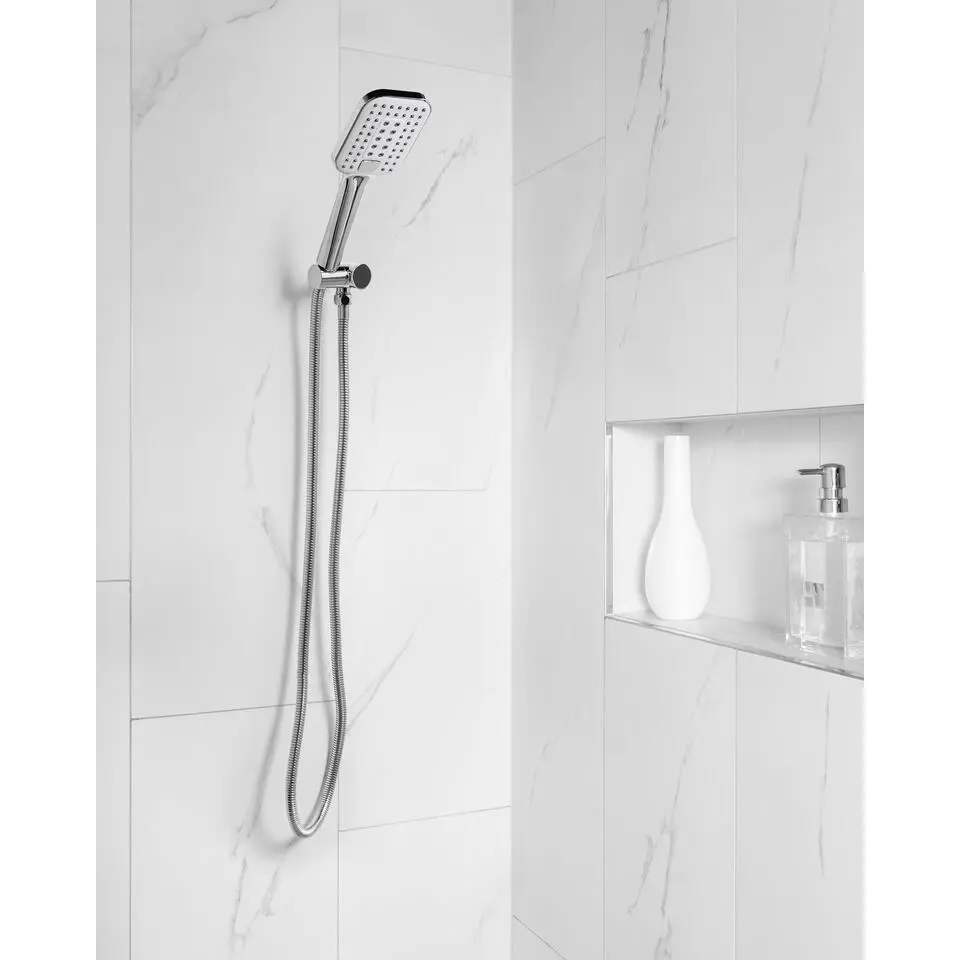 TINGO - Douchekop met doucheslang - Zilver - ABS kunststof