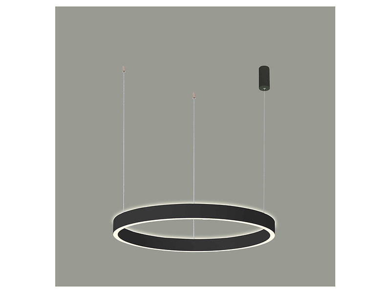Lampa wisząca Brasco Up Down LED ze zmienną barwą światła czarna