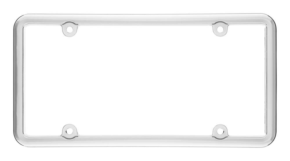 Monterey License Plate Frame, Chrome finish